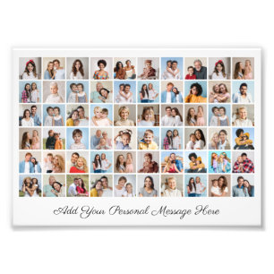 60 Photo Collage Add A Greeting Photo Enlargement