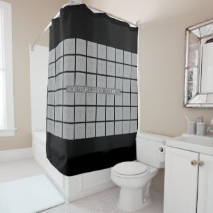 60 Photo Template Collage - Can Edit Colour Shower Curtain