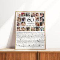 60 Reasons We Love You Photo Collage Keepsake Gift