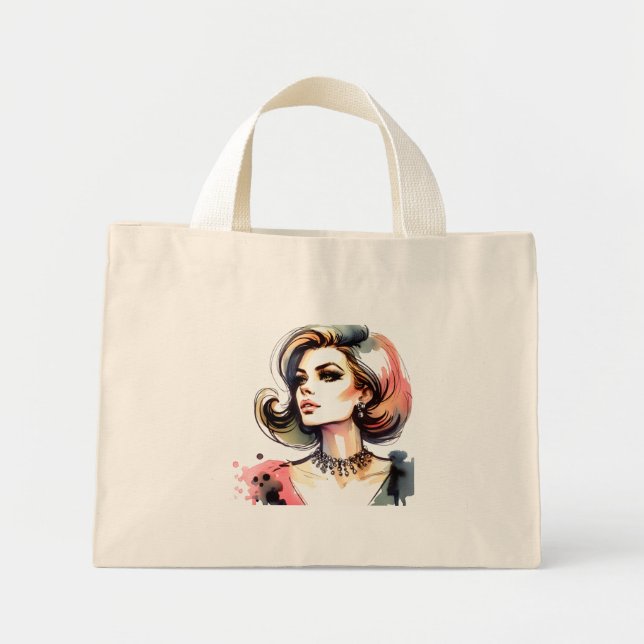 60’s Siren Mini Tote Bag (Front)