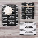 60 so what Funny Quote Typography 60th Birthday Wrapping Paper Sheet<br><div class="desc">60 so what Funny Quote Typography 60th Birthday Wrapping Paper Sheets. 60th birthday personalised wrapping paper with a funny and motivational quote 60 So what. Add you name.</div>