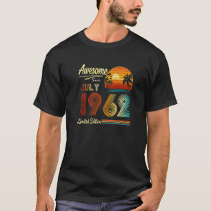 60 Th Birthday 60 Years Old Awesome Since July 19 T-Shirt