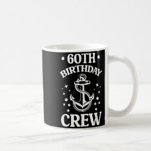 60 Th Birthday Cruise Crew 1964 60 Year Old Party Coffee Mug
