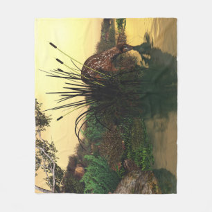 60"x50" Fleece Blanket w' At Water's Edge image