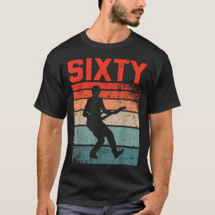60 Year Old60th Birthday Man Guitar Player Guitari T-Shirt