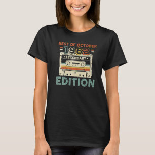 60 Year Old  Awesome Since October 1962 60th Birth T-Shirt