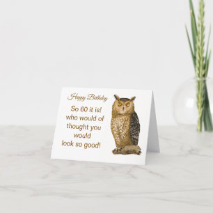 60 year old Birthday Card 