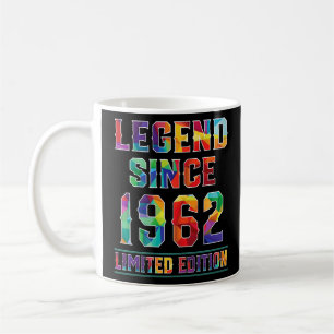 60 Year Old Birthday  Legend Since 1962  Coffee Mug