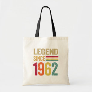 60 Year Old Gifts Legend since 1962 - 60th B-Day  Tote Bag