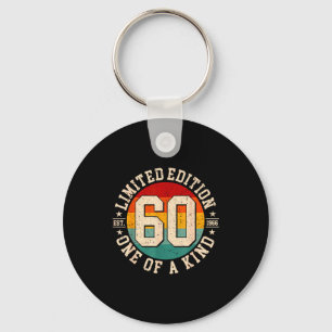 60 year old vintage 1966 limited edition 60th key ring