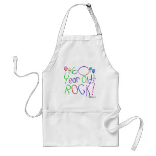 60 Year Olds Rock! Apron