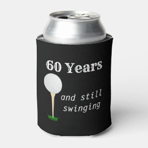 60 Years and Still Swinging Golf Ball Can Cooler