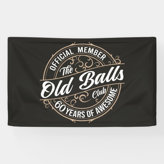 60 Years Awesome, Banner (Horizontal)