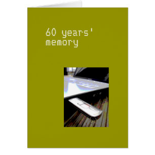 60 years card