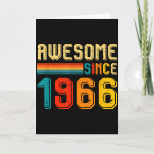 60 Years Men Women Birthday Gifts Vintage Awesome Card