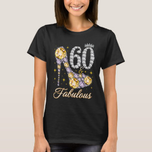 60 Years Old 60 & Fabulous Since 1962 60th Birthd T-Shirt