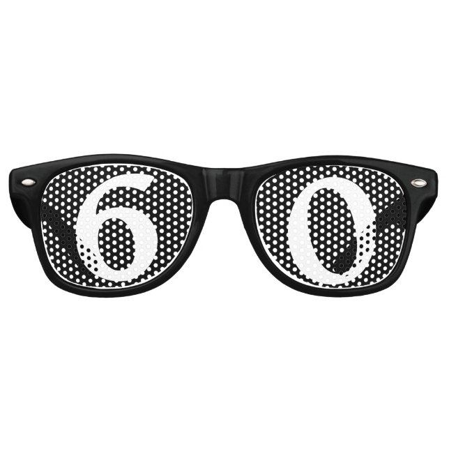 60 Years Old Birthday Party Sunglasses (Front)