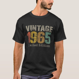 60 Years Old Funny Gifts Vintage 1965 Limited T-Shirt