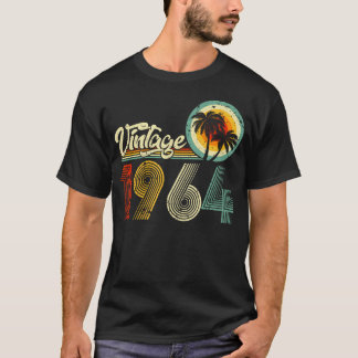 60 Years Old Gifts Vintage Born In 1964 Retro 60Th T-Shirt