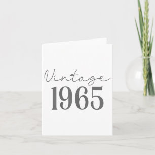 60 Years Old Retro Vintage 1965 60th Birthday For Card