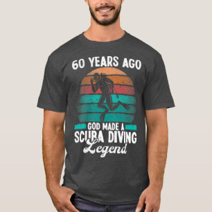 60 Years Old Scuba Diving Diver 60 Birthday T-Shirt