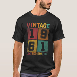 60 Years Old Vintage 1961 Limited Edition 60Th Bir T-Shirt