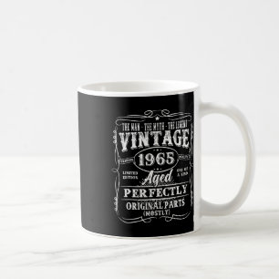 60 Years Old Vintage 1965 Man Myth Legend 60th Bir Coffee Mug