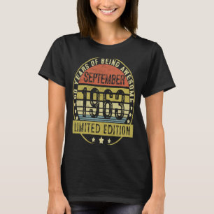 60 Years Old  Vintage September 1963 60th Birthday T-Shirt