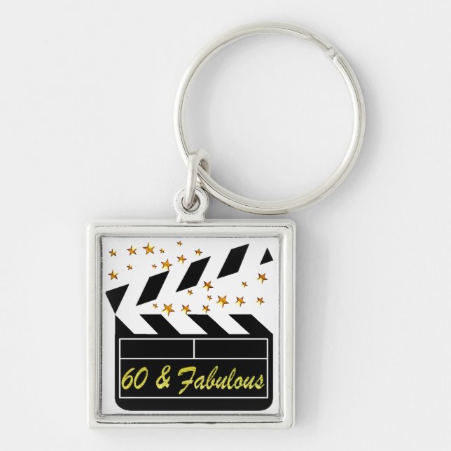 60 YR OLD MOVIE STAR KEY RING (Front)