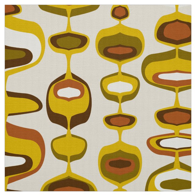 60s 70s mod retro fabric pattern (Swatch)