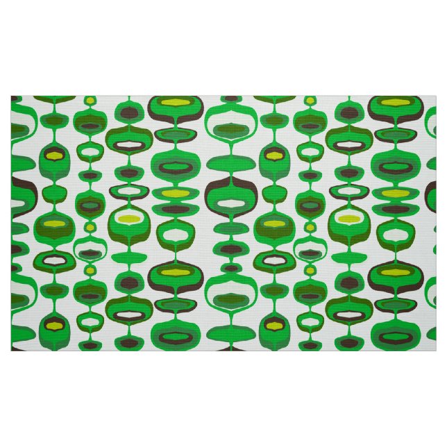 60s 70s mod retro fabric pattern (Fat Quarter)