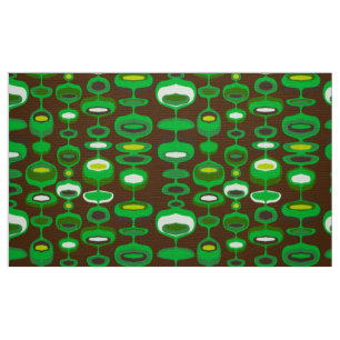 60s 70s mod retro fabric pattern