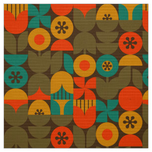 60s 70s nostalgic retro fabric