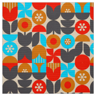 60s 70s nostalgic retro fabric
