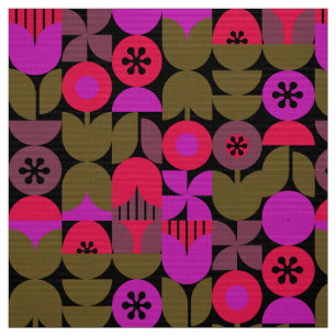 60s 70s nostalgic retro fabric