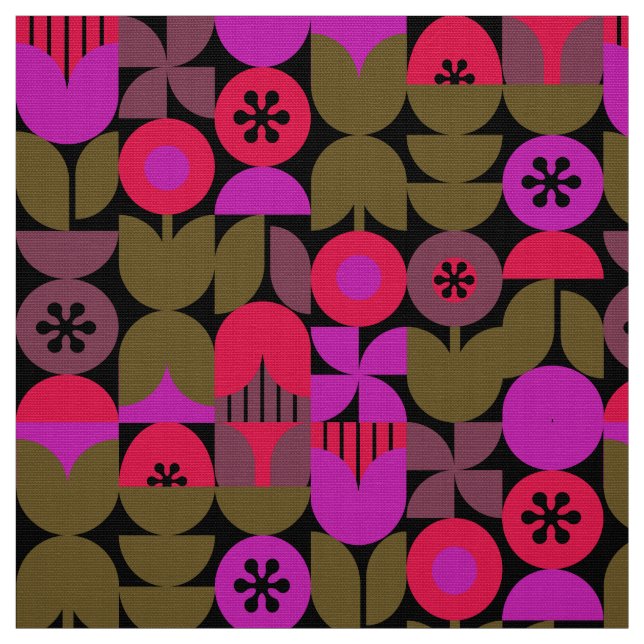 60s 70s nostalgic retro fabric (Swatch)