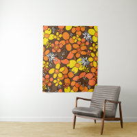 60s 70s Retro Flower Glam #1 #floral #decor #art