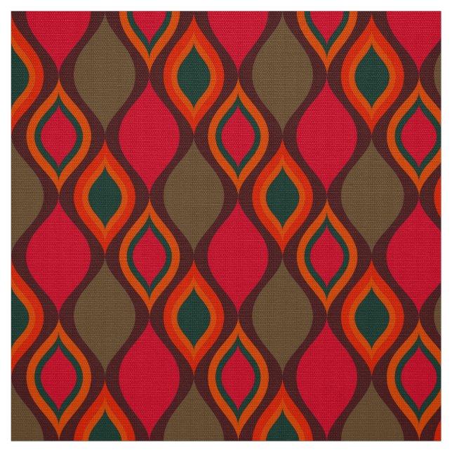 60s 70s retro mod fabric (Swatch)