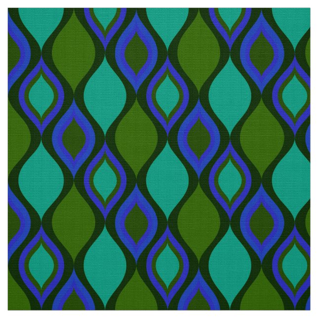 60s 70s retro mod fabric (Swatch)