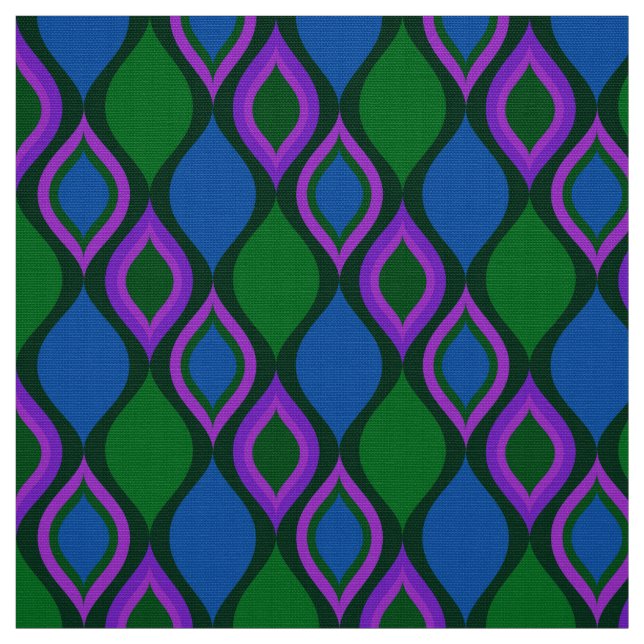 60s 70s retro mod fabric (Swatch)