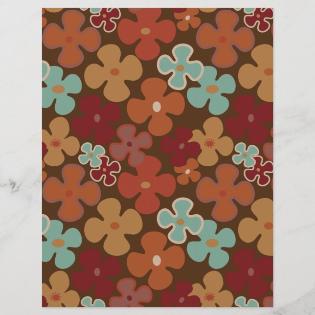60s 70s retro mod paper print (Front)