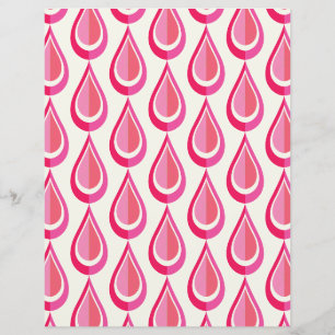 60s 70s retro mod paper print