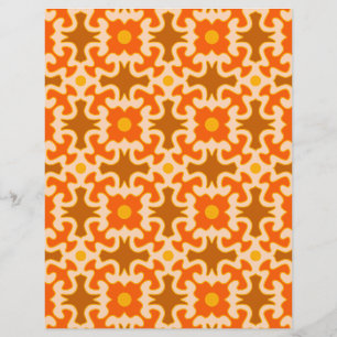 60s 70s retro mod paper print