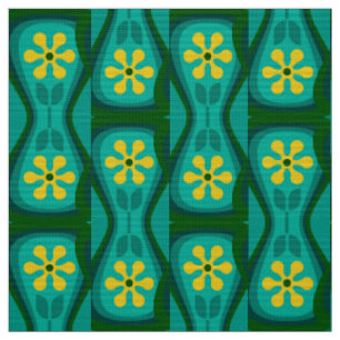 60s 70s yoni styled retro fabric