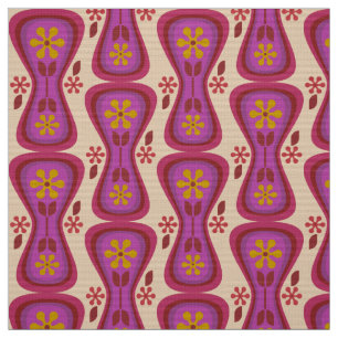 60s 70s yoni styled retro fabric