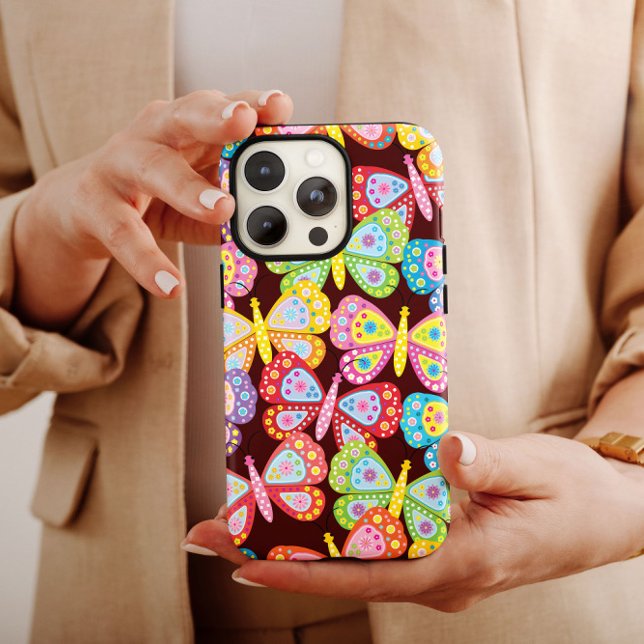 60s Butterfly iPhone | Butterfly iPhone Case-Mate Case-Mate iPhone Case (Creator Uploaded)