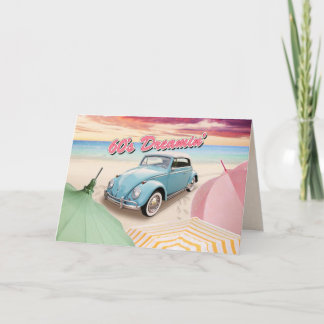 60's Dreaming Birthday Card