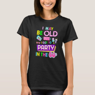 60s For Women Rave Outfit & 60s Festival Costume T-Shirt