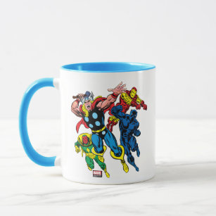 60's Marvel Avengers Graphic Mug