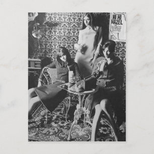 60's Milkshake girls POSTCARD